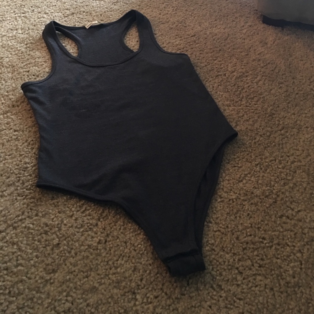 Grey bodysuit